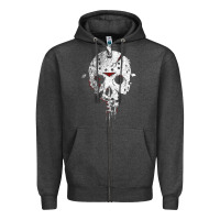 Charcoal Heather punish campers Zipper Hoodie - tuanDangUi