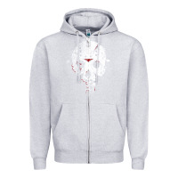 Heather Grey punish campers Zipper Hoodie - tuanDangUi