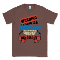 Chestnut I belong to a HAIRDRESSER warning job funny partner Classic Tee - Bettercallsaul