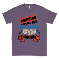 Lavender I belong to a HAIRDRESSER warning job funny partner Classic Tee - Bettercallsaul
