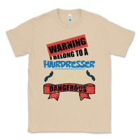 Mushroom I belong to a HAIRDRESSER warning job funny partner Classic Tee - Bettercallsaul