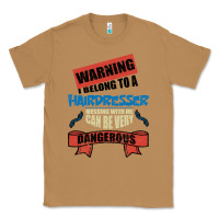 Toasted Coconut I belong to a HAIRDRESSER warning job funny partner Classic Tee - Bettercallsaul