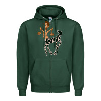 Sports Green zebra in america doodle Zipper Hoodie - tuanDangUi