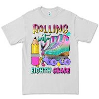 Dove Grey rolling into eighth grade Premium Tee - BundleAndBundleShop