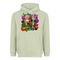 Matcha spooky halloween cows Heavyweight Hoodie - LillyAllenDesigns