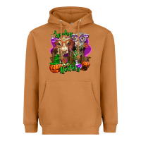 Meerkat spooky halloween cows Heavyweight Hoodie - LillyAllenDesigns