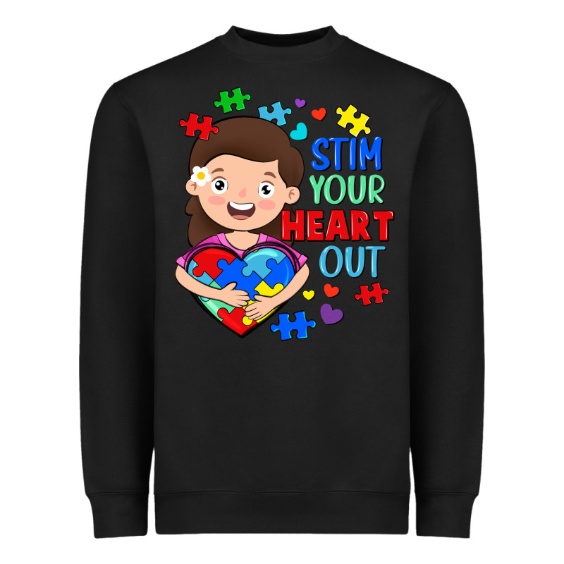 Stim Your Heart Out Heavyweight Sweatshirt by FaDigitalArtStudio | Teevron