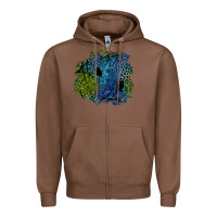 Chestnut halloween patch  3 Zipper Hoodie - BundleAndBundleShop