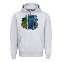 Heather Grey halloween patch  3 Zipper Hoodie - BundleAndBundleShop