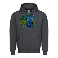 Smoke halloween patch  3 Zipper Hoodie - BundleAndBundleShop