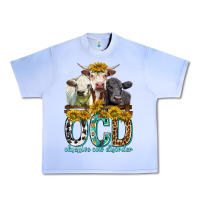 Grape Ice Obsessive Cow Disorder with Cows Urban Heavy Tee - texasbilliewilder