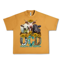 Peanut Butter Obsessive Cow Disorder with Cows Urban Heavy Tee - texasbilliewilder