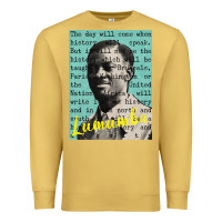 Antique Gold patrice lumumba Premium Sweatshirt - tuanDangUi
