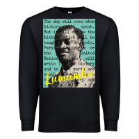 Black patrice lumumba Premium Sweatshirt - tuanDangUi