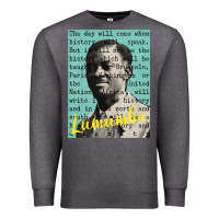 Charcoal Heather patrice lumumba Premium Sweatshirt - tuanDangUi