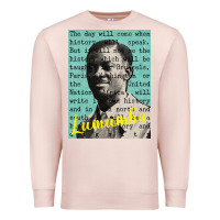 Pale Pink patrice lumumba Premium Sweatshirt - tuanDangUi