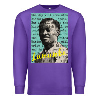 Purple patrice lumumba Premium Sweatshirt - tuanDangUi