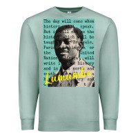 Seafoam patrice lumumba Premium Sweatshirt - tuanDangUi