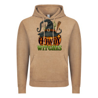 Vintage Coffee Howdy witches Vintage Hoodie - NancyCooperArtShop