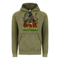 Vintage Olive Howdy witches Vintage Hoodie - NancyCooperArtShop
