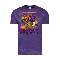 Cloud Purple Sweet and Spooky Vintage Tee - texasbilliewilder
