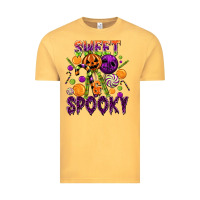 Vintage Mustard Sweet and Spooky Vintage Tee - texasbilliewilder