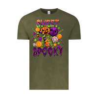 Vintage Olive Sweet and Spooky Vintage Tee - texasbilliewilder