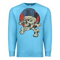 Ocean Blue skate rags skull & crossbones Premium Sweatshirt - tuanDangUi