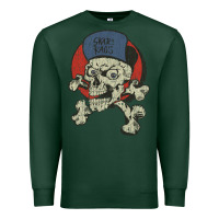 Sports Green skate rags skull & crossbones Premium Sweatshirt - tuanDangUi