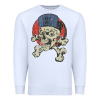 White skate rags skull & crossbones Premium Sweatshirt - tuanDangUi