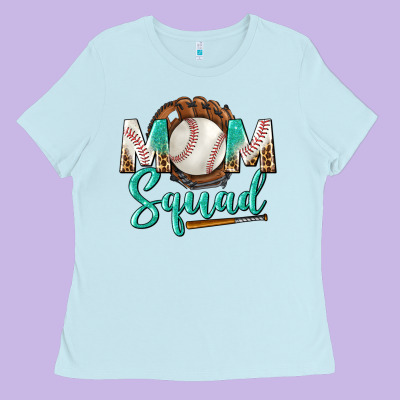Mom Squad Ladies Tee Designed By Bundleandbundleshop