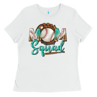 White mom squad Ladies Tee - BundleAndBundleShop