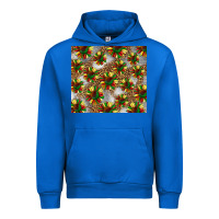 Cobalt juneteenth sunflowers Urban Hoodie - BarkalooDesign