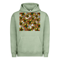Pigment Oil Green juneteenth sunflowers Urban Hoodie - BarkalooDesign