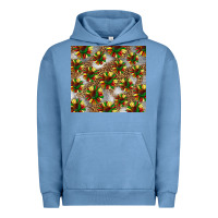 Pigment Pebble Blue juneteenth sunflowers Urban Hoodie - BarkalooDesign