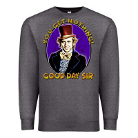 Charcoal Heather good day sir  wonka Premium Sweatshirt - tuanDangUi