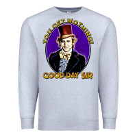 Heather Grey good day sir  wonka Premium Sweatshirt - tuanDangUi