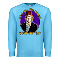 Ocean Blue good day sir  wonka Premium Sweatshirt - tuanDangUi