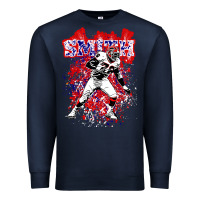 Navy bruce smith Premium Sweatshirt - tuanDangUi