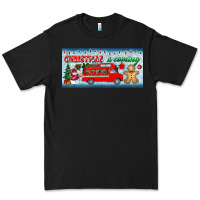 Black christmas is coming license plate Premium Tee - BundleAndBundleShop