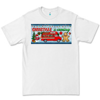 White christmas is coming license plate Premium Tee - BundleAndBundleShop