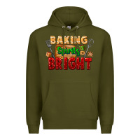 Army Green baking spirits bright Premium Hoodie - FaDigitalArtStudio