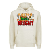 Oatmeal Heather baking spirits bright Premium Hoodie - FaDigitalArtStudio