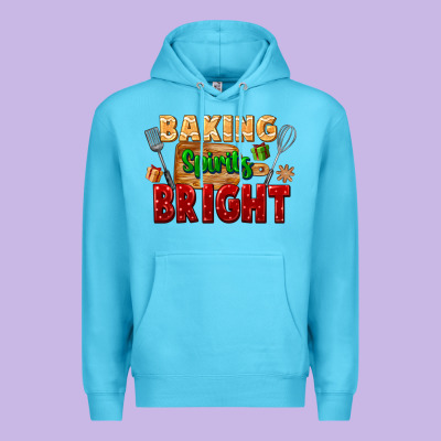 Baking Spirits Bright Premium Hoodie Designed By Fadigitalartstudio