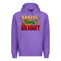 Purple baking spirits bright Premium Hoodie - FaDigitalArtStudio