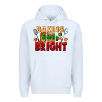 White baking spirits bright Premium Hoodie - FaDigitalArtStudio