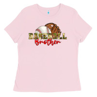 Bubblegum Pink baseball brother Ladies Tee - BundleAndBundleShop
