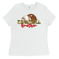 White baseball brother Ladies Tee - BundleAndBundleShop