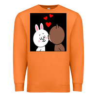 Carrot brown bear cony bunny rabbit the kiss Premium Sweatshirt - tuanDangUi