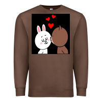Chestnut brown bear cony bunny rabbit the kiss Premium Sweatshirt - tuanDangUi